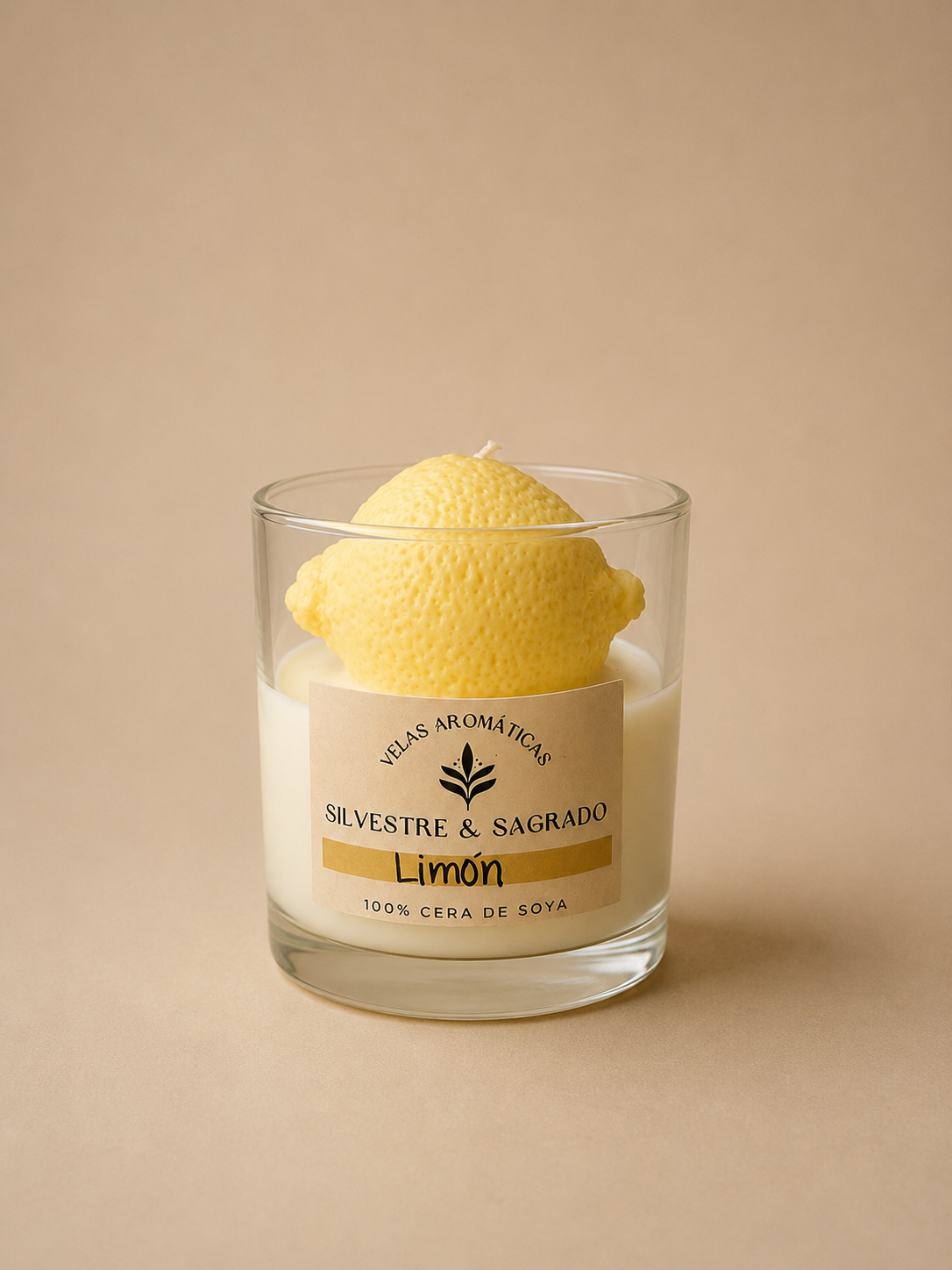 Limón en vaso